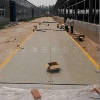 鞍山市100吨工程车称重电子地磅