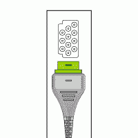 MARQUETTE/GE MEDICAL PATIENT CABLE-3 LEAD DUAL RPI KCC021