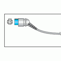 DATEX PATIENT CABLE - 5 LEAD DUAL 545303