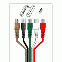 5 LEADWIRE SET - 40 DUAL/PINCH RPI LKM032
