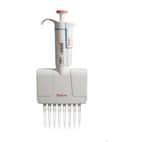 Thermo Scientific™ Finnpipette™ F1 Multichannel Pipette, 30 to 300 μL, 12 Channels, Orange