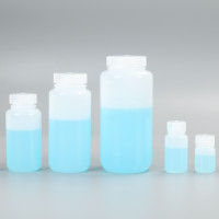 500ml1000mlHDPE/PP广口试剂瓶无酶无菌无热源