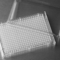 Corning® 384孔透明平底聚苯乙烯微孔板，高结合力，