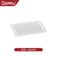 ABI 0.1mL96孔PCR板，半裙边，不印刷，透明