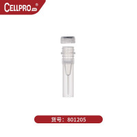 0.5mL螺帽管，袋装灭菌，透明管体+透明盖子