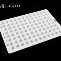 0.1mLPCR 96孔板，白色，无裙边（402111）