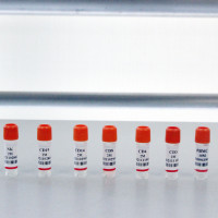 同一个人亚群（CD3+/CD4+/CD14+/CD19+/C