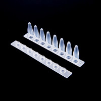 0.2ml透明PCR8联管&8联光学盖