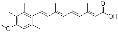 CAS # 55079-83-9, Acitretin, 9-(4-Methoxy-2,3,6-trimethylphenyl)-3,7-dimethyl-2,4,6,8-no<i></i>natetraenoic acid, Etretin
