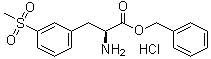 CAS # 1194550-59-8, 3-(Methylsulfonyl)-L-phenylalanine phenylmethyl ester hydrochloride (1:1)